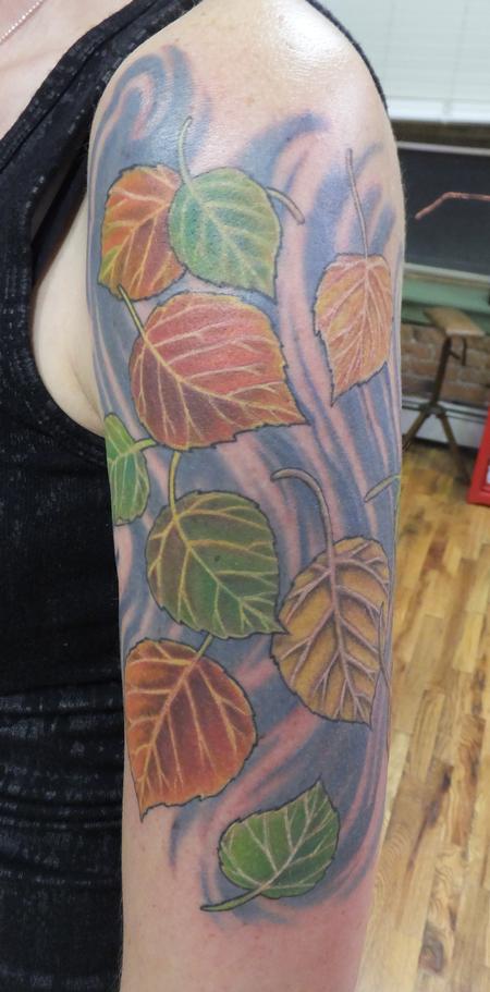 tattoos/ - Aspen Leaves - 114803